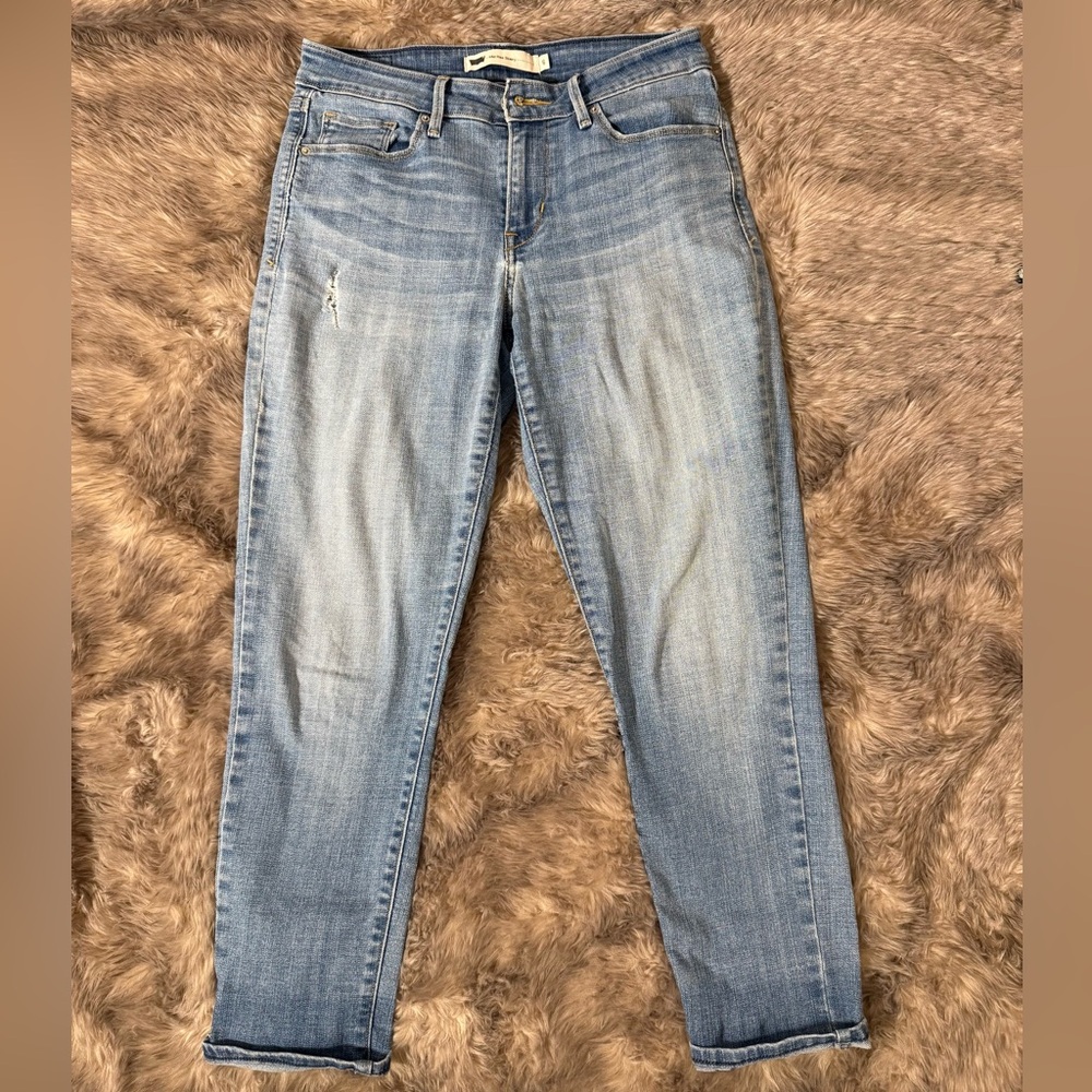 Levi’s Mid Rise Skinny Ankle Jeans